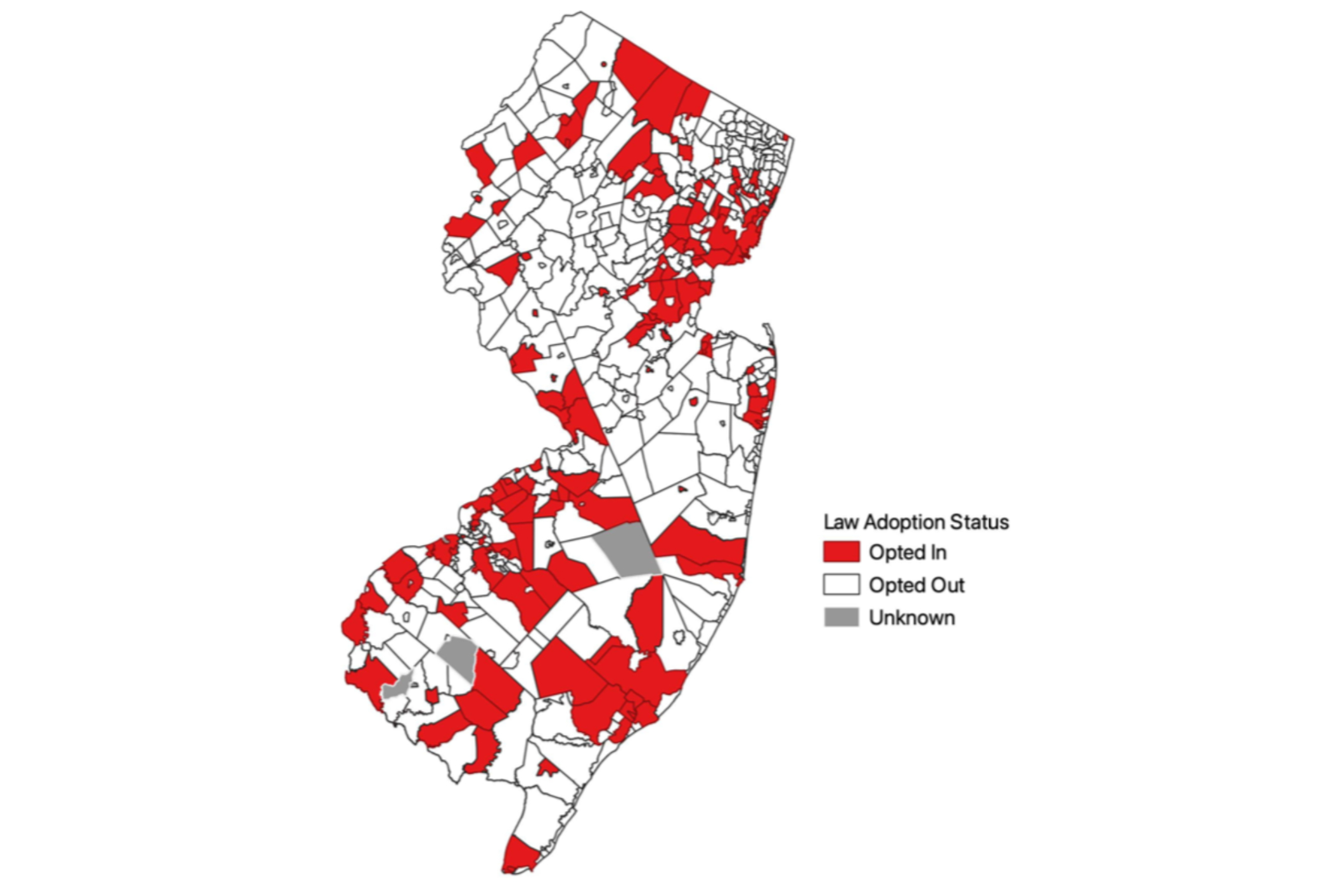 Cannabis Adoption Map NJ