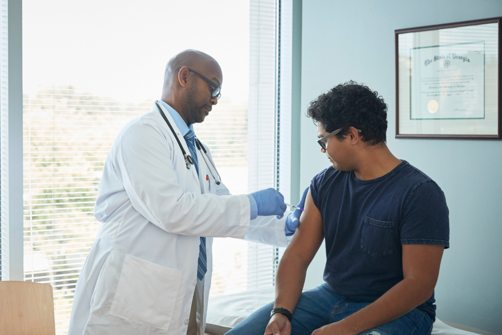 Vaccination Information with AI in New Jersey